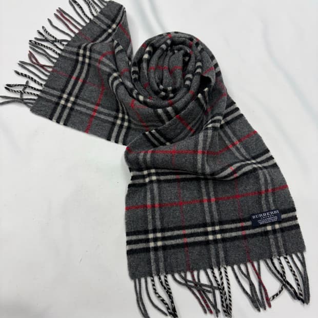 버버리 그레이 노바체크 클래식 머플러 목도리
