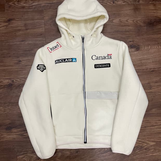 (유일매물) 데상트 캐나다 스키크로스 후리스 플리스 자켓