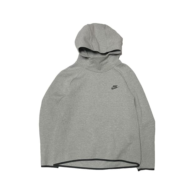 나이키 테크플리스 후드티 그레이
