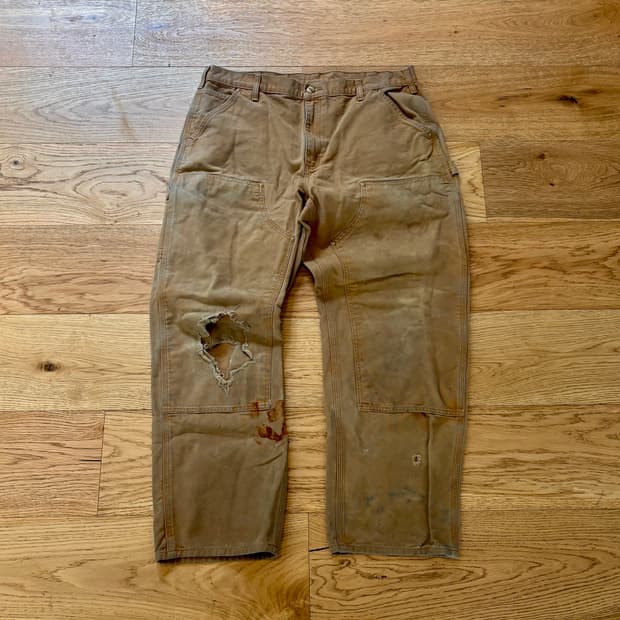 00s 칼하트 더블니 팬츠