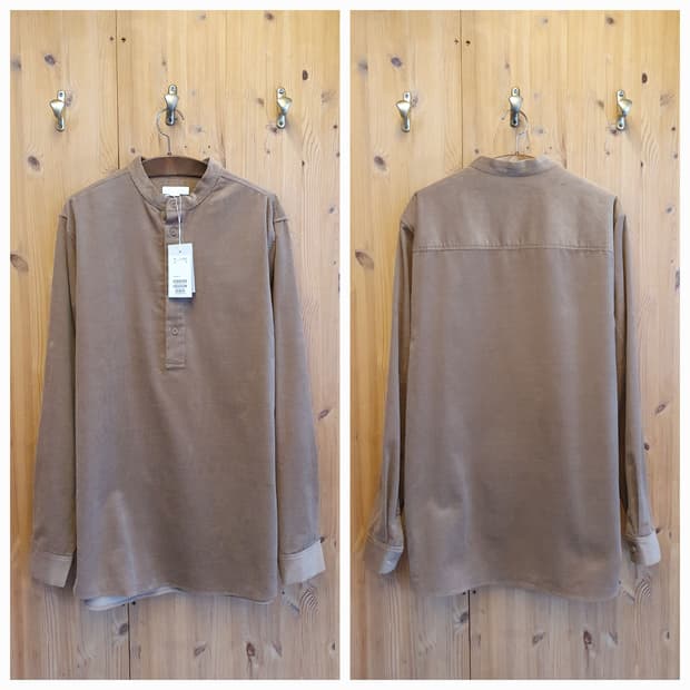 (새상품)100.COS 코듀로이 하이넥셔츠