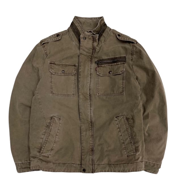 00s 리바이스 기모 밀리터리자켓 베이지 (L~XL)