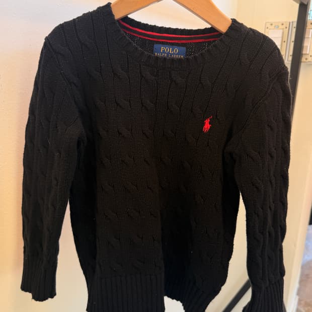 폴로(Polo ralph Lauren) kids이블 니트 코튼 스웨터