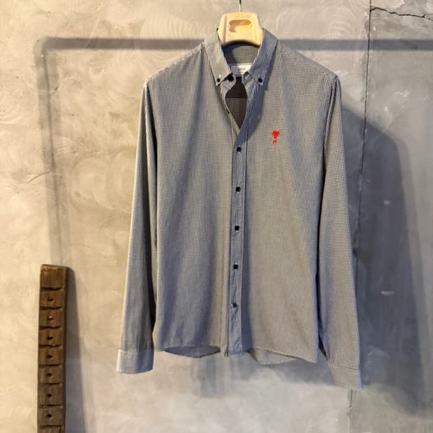 ami 아미 버튼다운 셔츠 슬림100