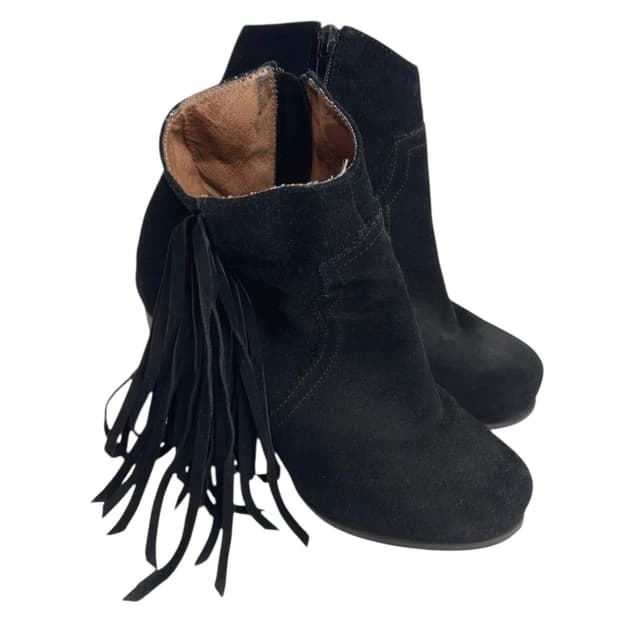 제프리 캠벨 프린지 스웨이드 슈즈