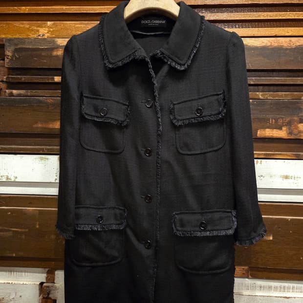 돌체앤가바나 트위드코트