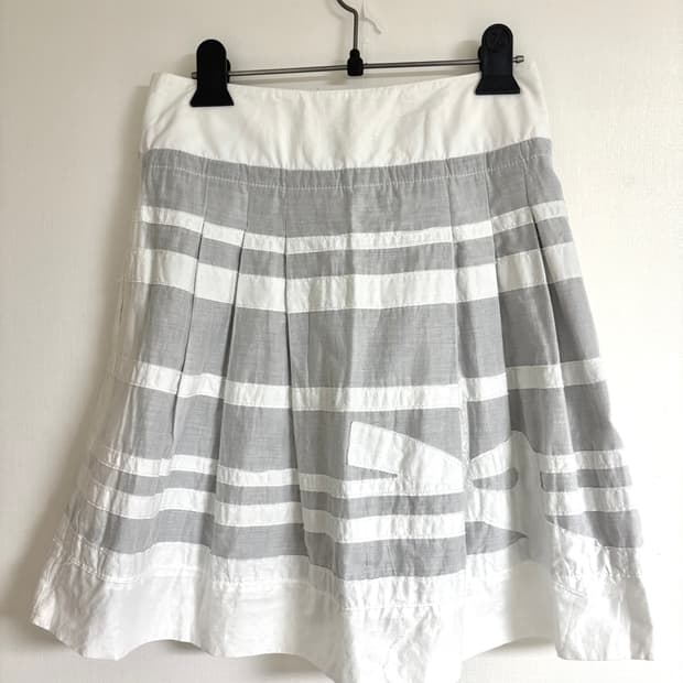 막스앤코 스트라이프 스커트