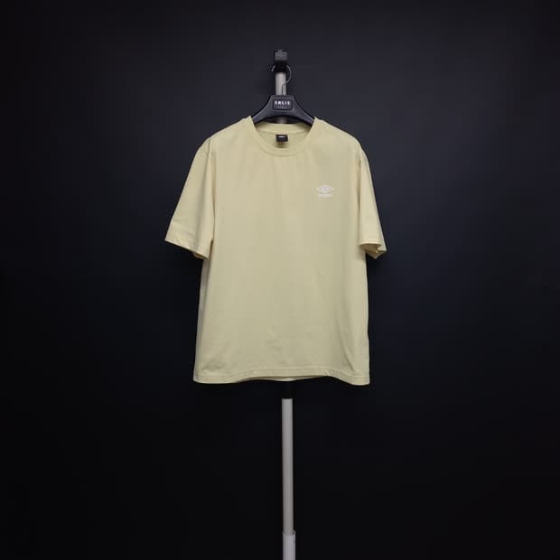엄브로 남성 버터색 면 티셔츠 105