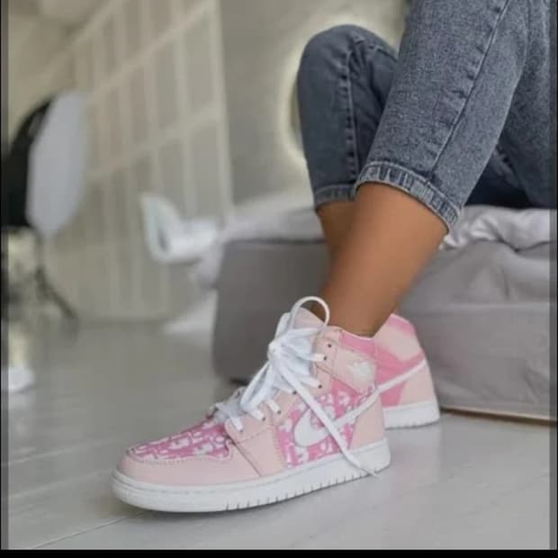 '초리미티드에디션'(협의)디올×나이키 에어조던 1 하이 핑크 디올 콜라보