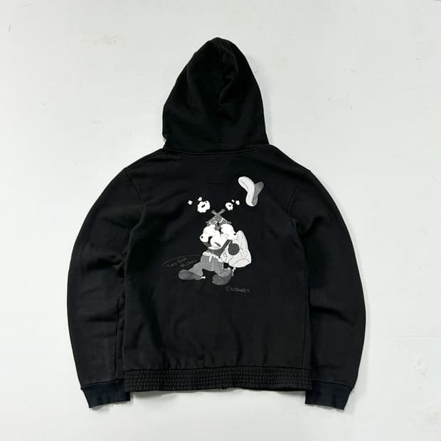 Roar x Roen x Mickeymouse 프린팅 스컬 후드집업