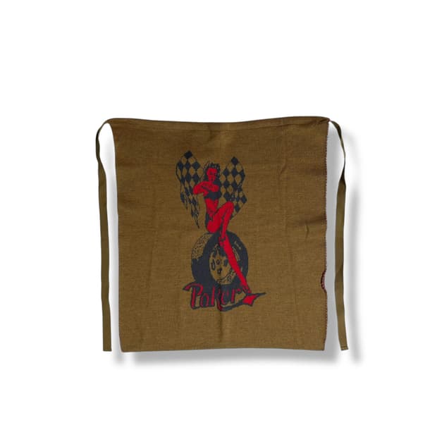 Diesel style lab 'devil racing girl' 앞치마