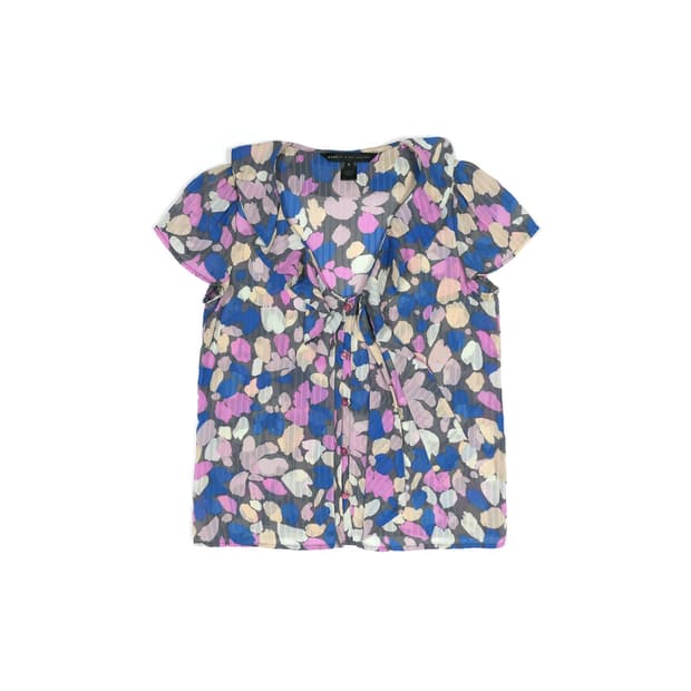 Marc by Marc Jacobs silk tie blouse