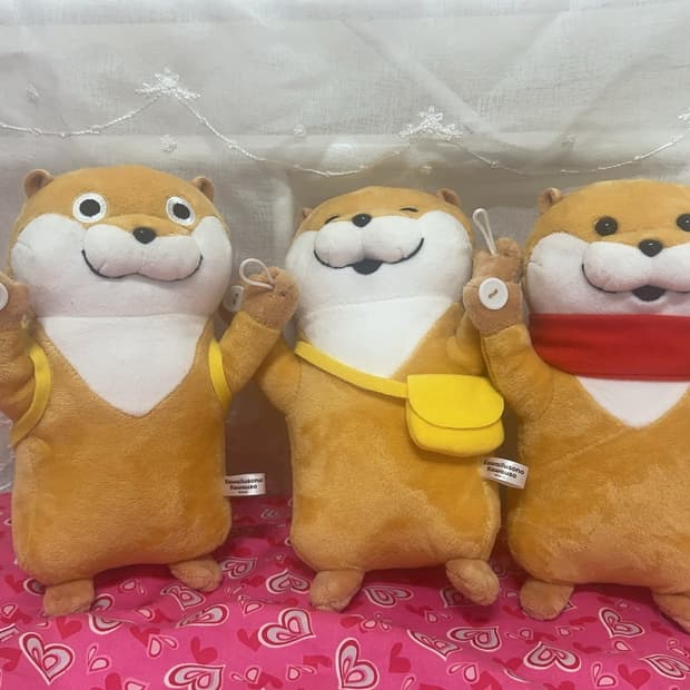 일본 우소노카와우소 삼형제 인형 일괄