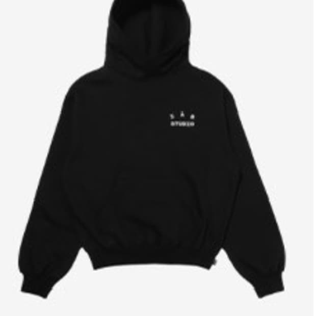 아이앱 스튜디오 블랙 카모 후드티 