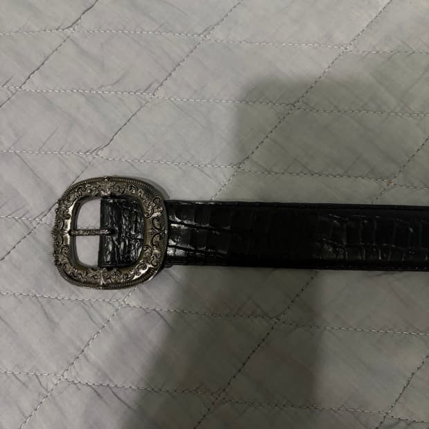 언더마이카 25ss 크로커다일 이펙트 벨트 