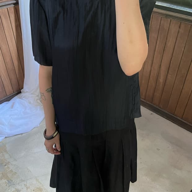 MARNI silk back-button blouse