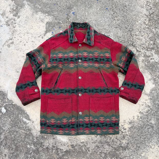 90s 나바호 빈티지 울 자켓 L