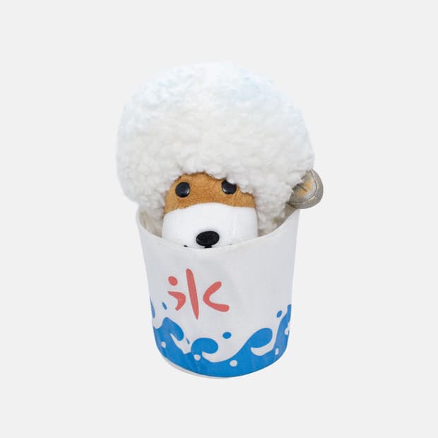 산엑스 아프로켄 고전 카키고오리(빙수) 인형 일본 캐릭터 헤이세이 레트로