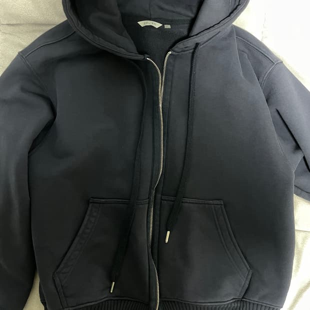 벨리에 유틸리티 후디 집업 - 네이비