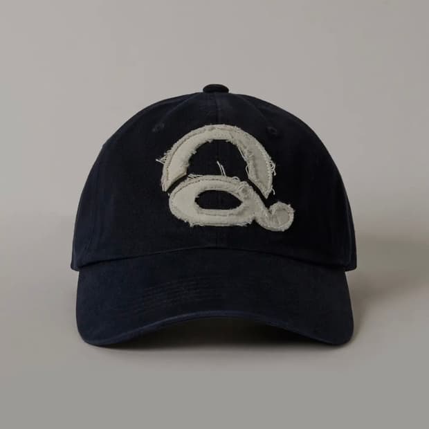 큐스 Washed Logo Ball Cap (Navy) 볼캡 모자 네이비