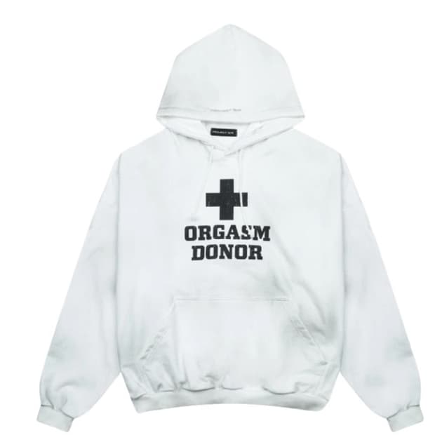프로젝트 G/R 오르가즘 도너 후드 더티 화이트