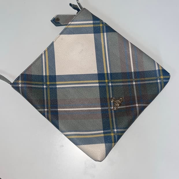 비비안웨스트우드 더비 체크 크로스백