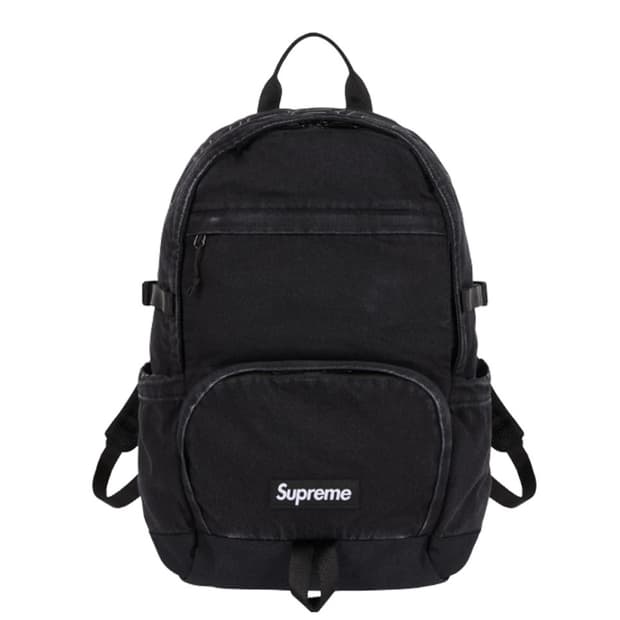 슈프림 데님 백팩 블랙 - 25FW