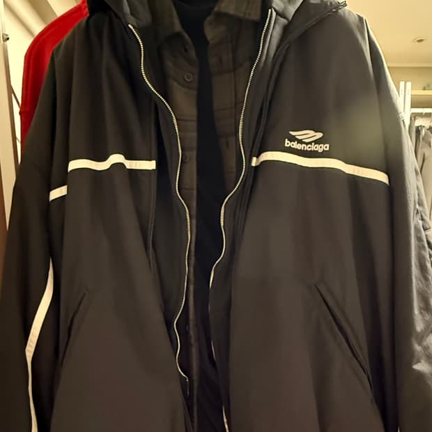 발렌시아가  3b 스포츠 아이콘 레이어드 자켓 (5)