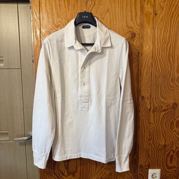 톰포드 긴팔 피케 셔츠