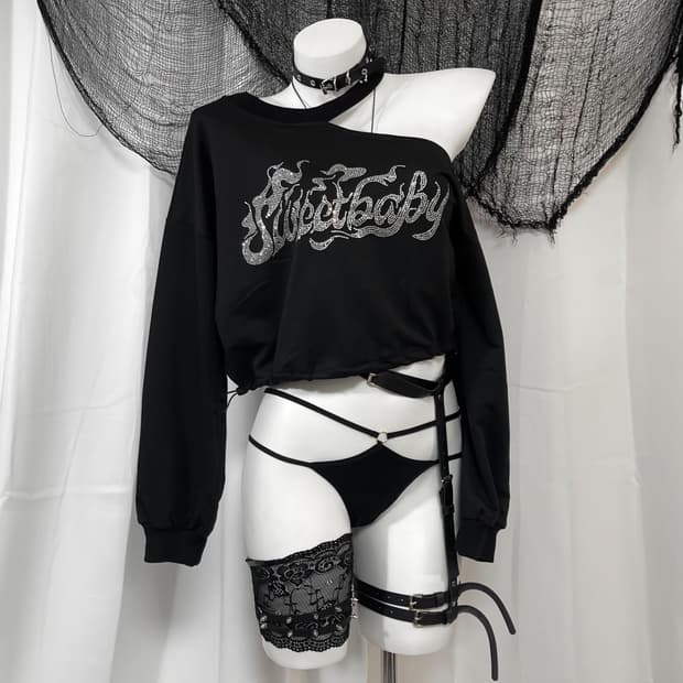 cubic crop t-shirt