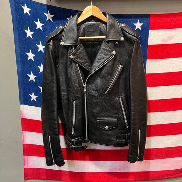 비바스튜디오 리얼 레더 자켓