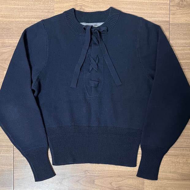 이자벨마랑 칼린 레이스업 니트 38