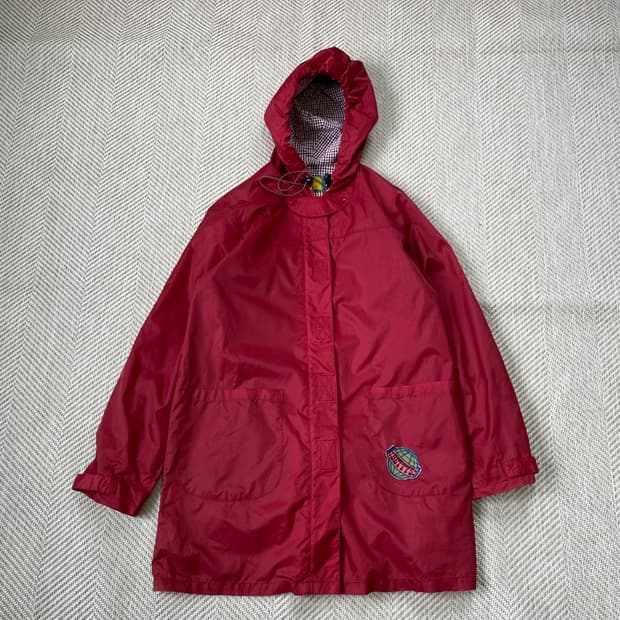 베티즈블루 신지아베 체크 라이닝 나일론 자켓