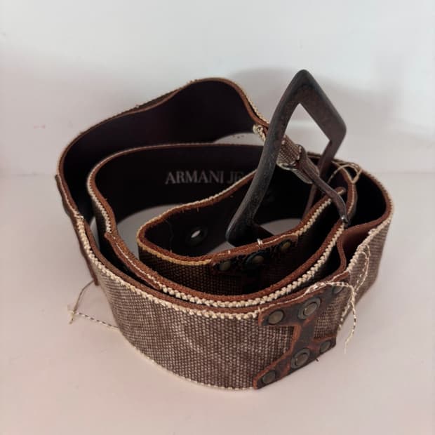 Vintage Armani Belt