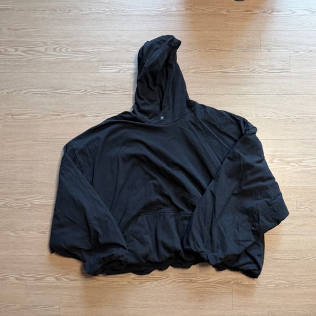 이지갭 발렌시아가 로고 후드티 블랙