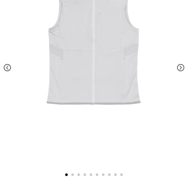 지초이 ss26 trainer vest (light grey)