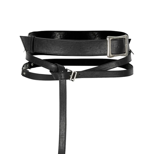 [새상품] 보헤미안서울 보헴서 듀얼 레이어드 벨트 블랙