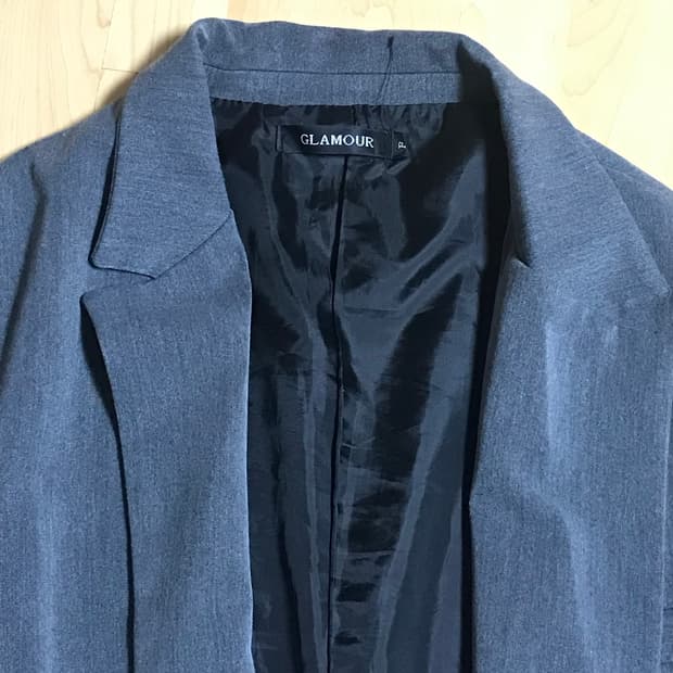 블랙업 오버핏 셔츠자켓