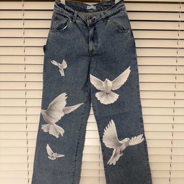 3. 파라디 프리덤 도브 데님 진 워시드 블루