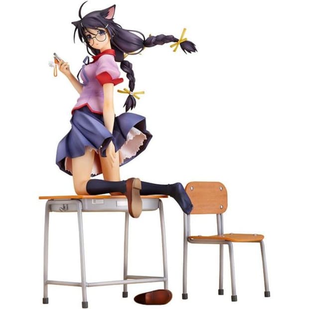 미개봉) 모노가타리 1/8 스케일 피규어 하네카와 츠바사 고전 미소녀