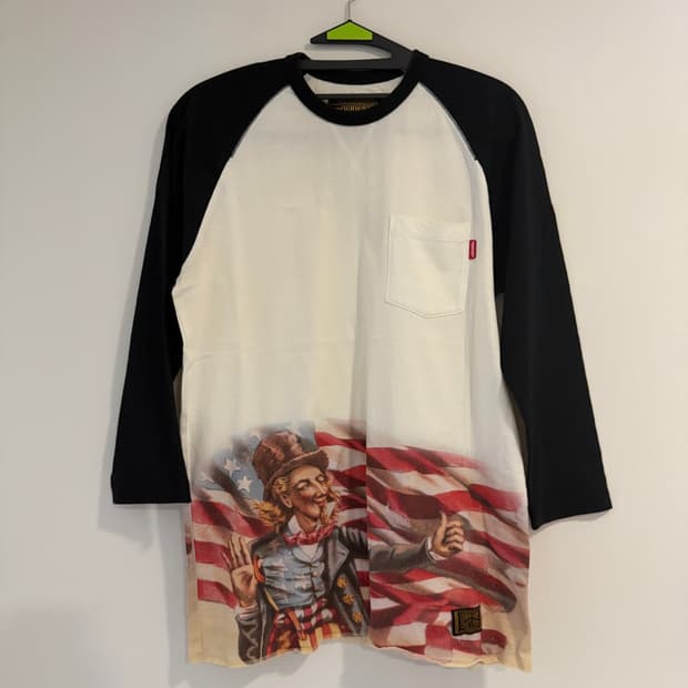     네이버후드 U.S CREW 3Q 래글런 티셔츠