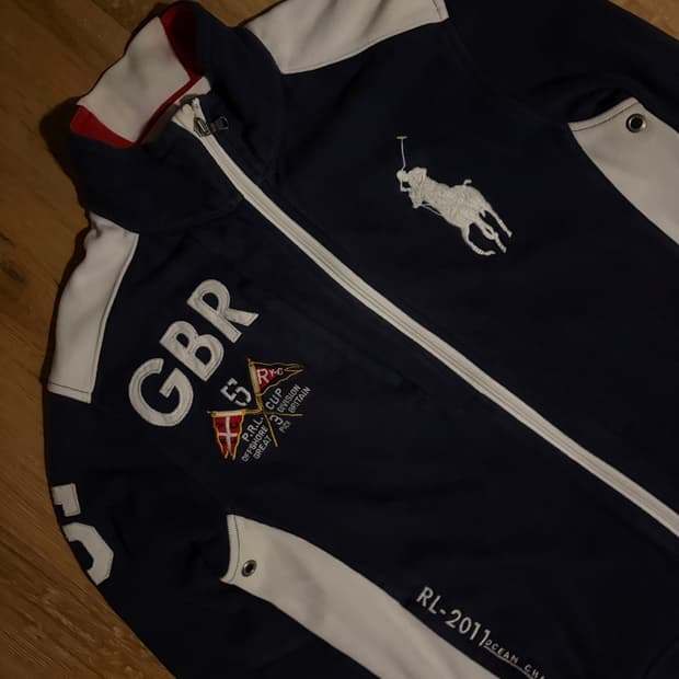 폴로 빅포니 GBR 레이싱 집업 져지 M