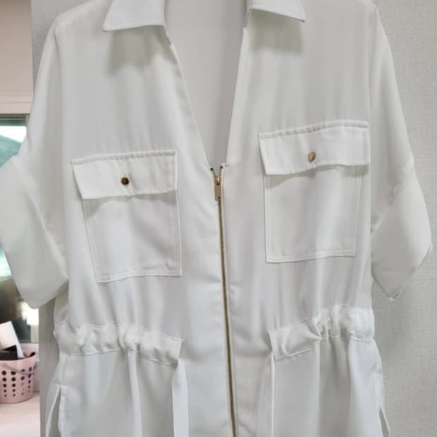 새제품세일!자라 화이트 오버사이즈 블라우스 free