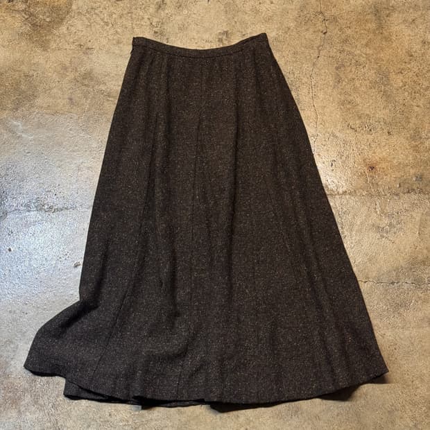 25inch ) GIO Nepped Wool Flare Skirt