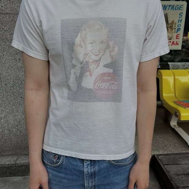 00s 빈티지 코카콜라 그래픽 티셔츠 