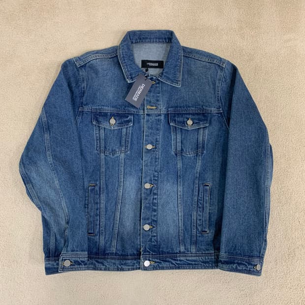 [새상품] 덴메이드 데님자켓(L)남자 청자켓 남성자켓