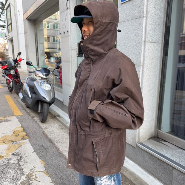 SOPHNET. corduroy mountain jacket