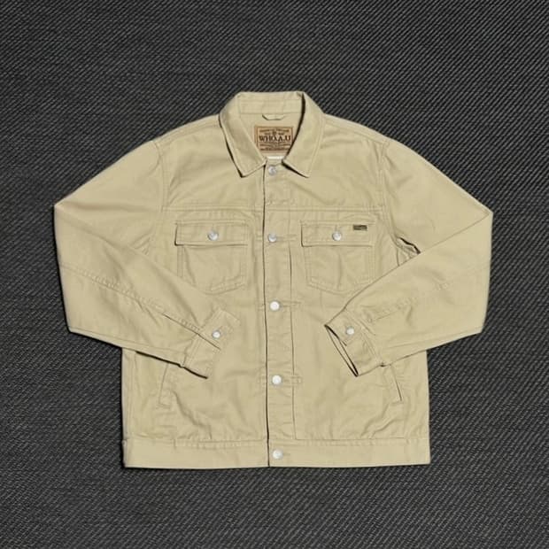 [XL] Who.a.u 후아유 베이지 트러커 자켓