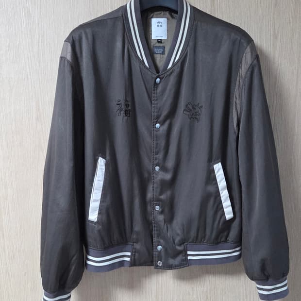 (착샷) 폴리테루 x 행크 레이온 바시티 올리브