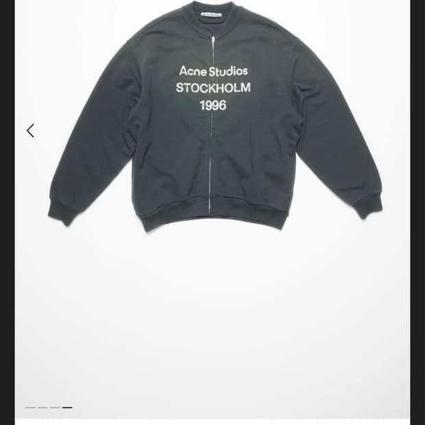 아크네 워싱블랙 져지자켓